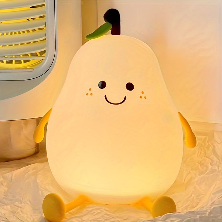 Silicone Pear LED Night light Lamp