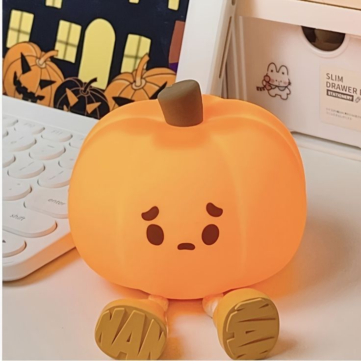 Pumpkin LED Nursery Nightlight