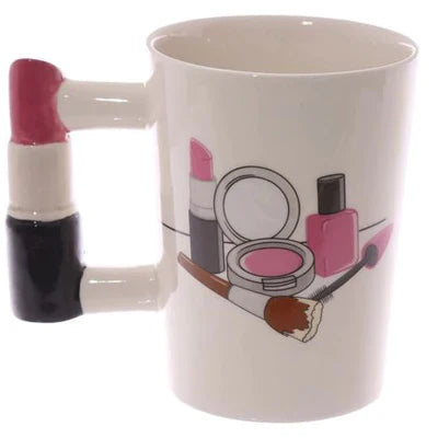 3D Creative, Unique and Attractive Handel Art Design Ceramic  Mug For Coffee & Tea Lover, Travel Lover, Fashion Lover, Food Lover Craft Lover Art Lover etc, Quality Ceramic Mug Gift for Kids, Adults, Man, Women, Boys & Girls.