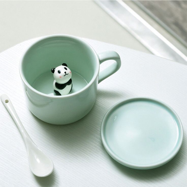 Cute 3D Panda Inside Coffee & Tea  Mug For Tea and Coffee Lovers, Cute Cartoon Animal Mug