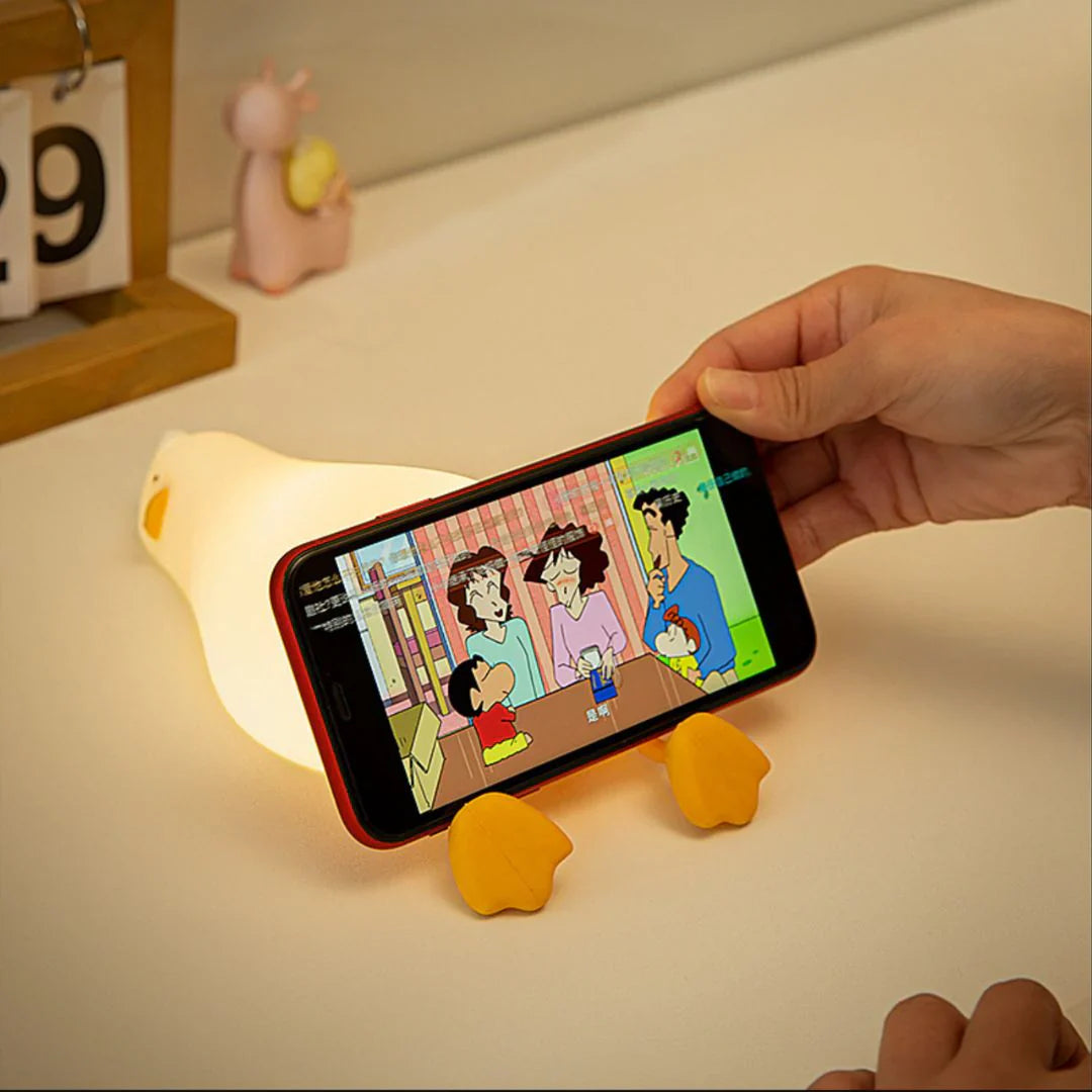 Sleeping Duck Silicon Lamp | Cute Duck Touch Sensor Lamp