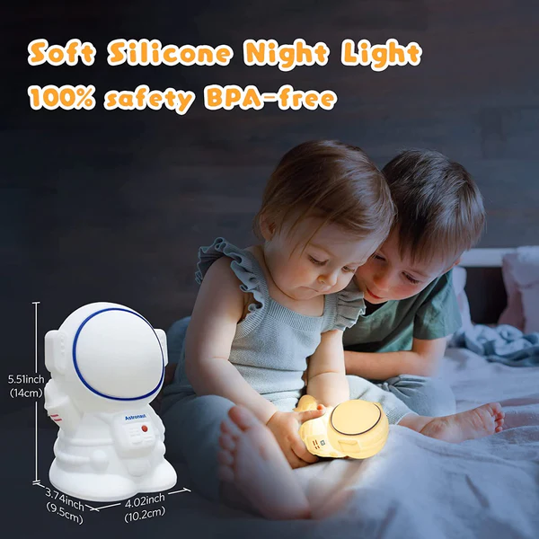 led rechargable Astronaut Night  light Lamp