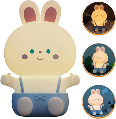 USB Rechargable Rabbit Night Light Lamp