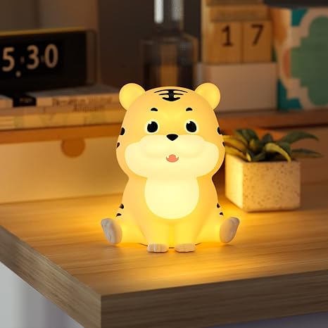 Baby Tiger Silicone Led Night Lamp