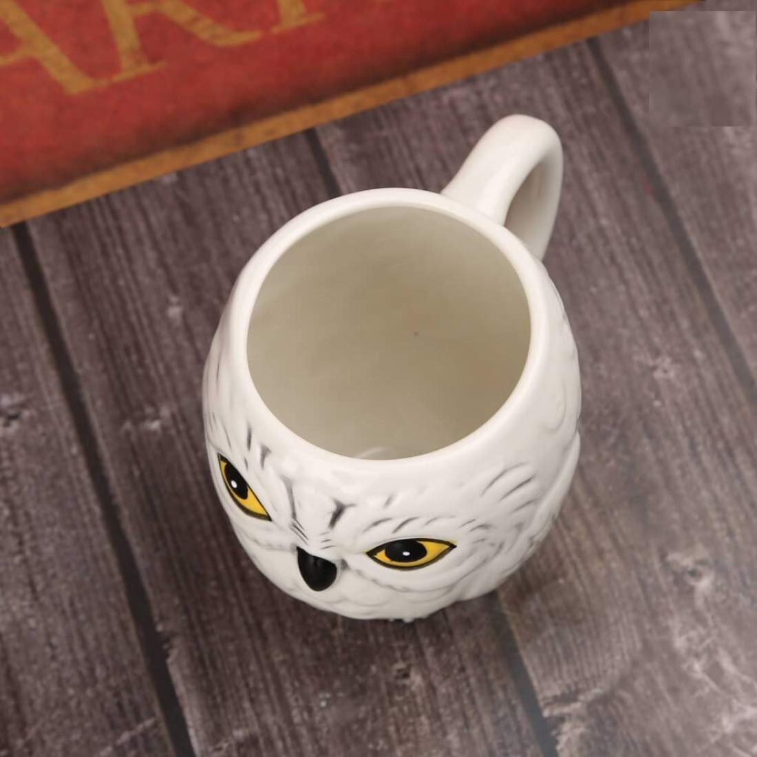 Coffee Mug, Birthday Gift for Girls and Boys, Ceramic Coffee Mug, Owl Coffee Mug, Rakhi Gift for Brother & Sister (White, 500 ml)