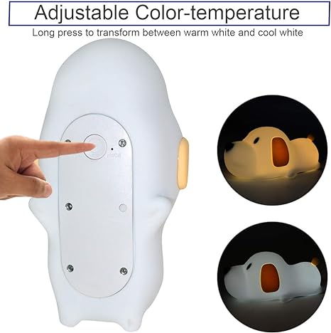 Cute Puppy Soft Silicone Lamp