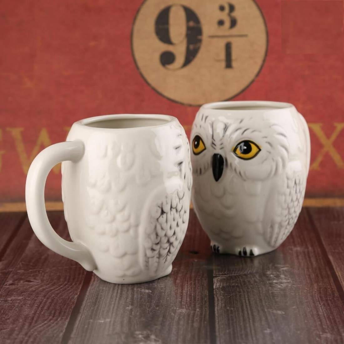 Coffee Mug, Birthday Gift for Girls and Boys, Ceramic Coffee Mug, Owl Coffee Mug, Rakhi Gift for Brother & Sister (White, 500 ml)