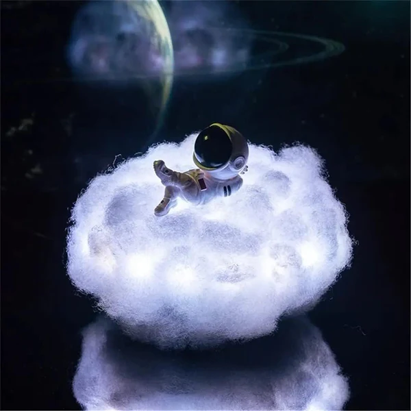 Cloud Astronaut Light Fluffy Lamp 3D Light Cloud (12 Colours & 366 Modes)