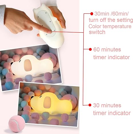 Cute Puppy Soft Silicone Lamp