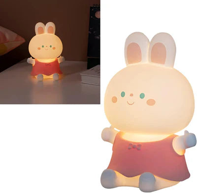 USB Rechargable Rabbit Night Light Lamp