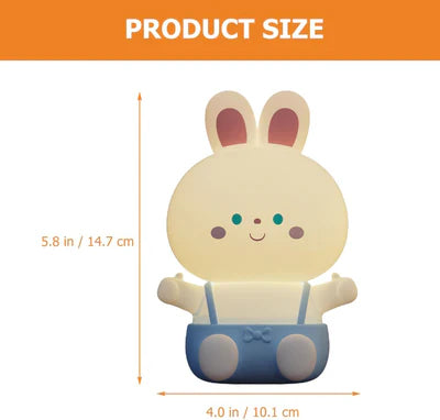 USB Rechargable Rabbit Night Light Lamp