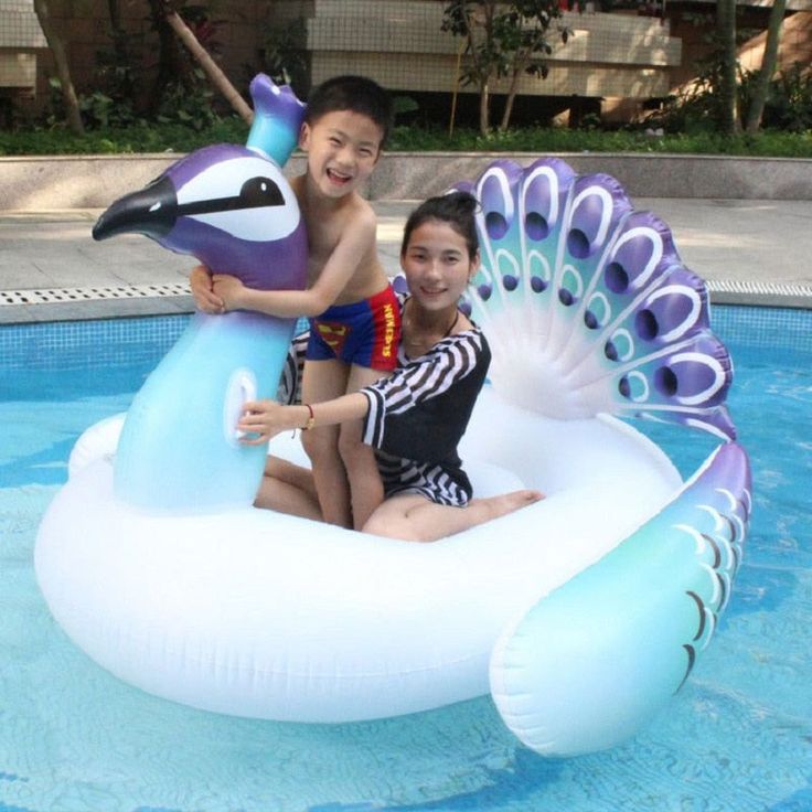 Peacock Pool Floats Inflatable Peacock Pool Float Large Ride On Pool Raft Lounger Island Beach Swimming Pool Party Decorations Pool Island for Adults Water Fun