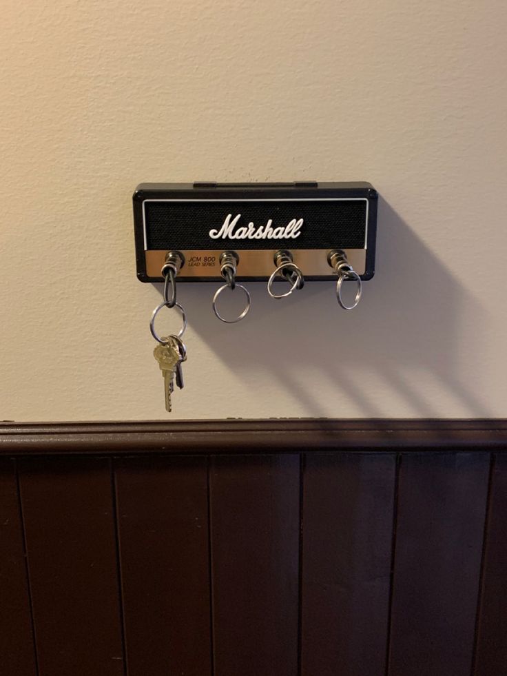 Wall Mounted Marshall Key Holder Hooks