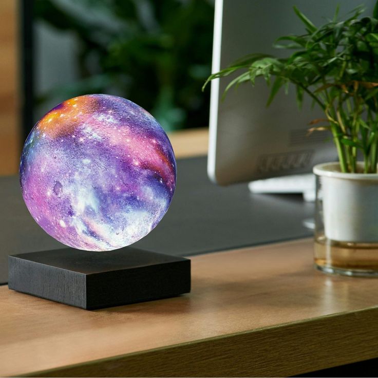 Smart Galaxy Multicolor Levitating Universe Moon Floating 3D Desk Lamp