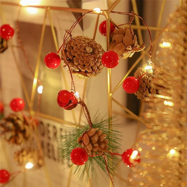 Christmas PineCones String Lights