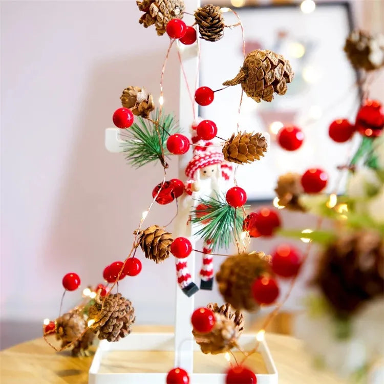 Christmas PineCones String Lights