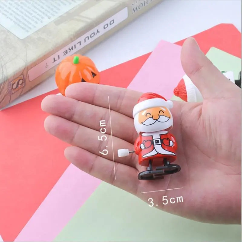 Cute Twistable Spring Santa & Snowman Set  ( SET OF 6)