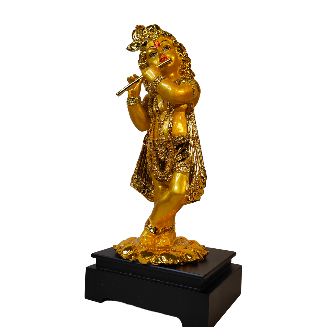 Krishna Idol Gold Plated Statue