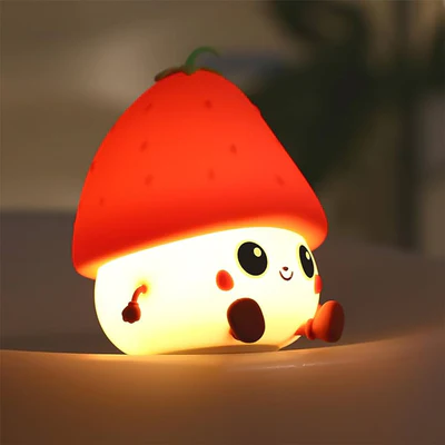 Silicone Strawberry Kawaii Lamp