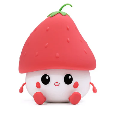 Silicone Strawberry Kawaii Lamp