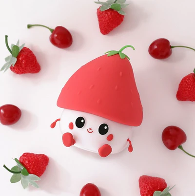 Silicone Strawberry Kawaii Lamp