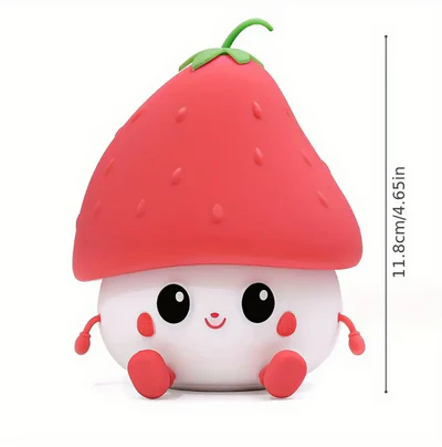 Silicone Strawberry Kawaii Lamp